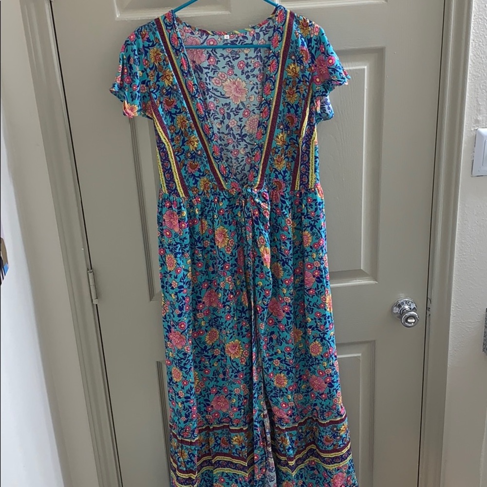 Long Flower Dress.